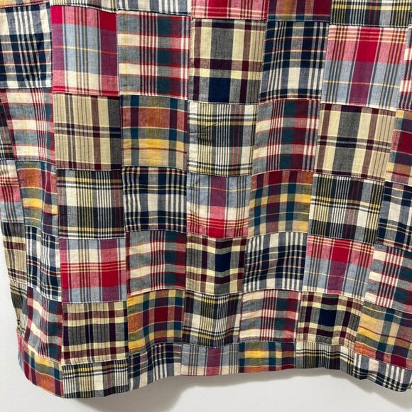 Madras Plaid Y2k Vintage Classic North Style Preppy Cottagecore Dress [Size 12] - Picture 5 of 10